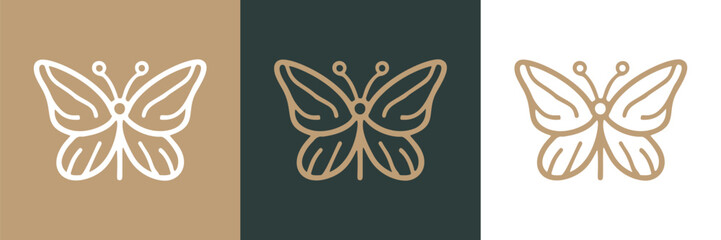 Butterfly logo. Luxury butterfly logo icon vector. Universal premium butterfly symbol logo. Butterfly conceptual simple icon.
