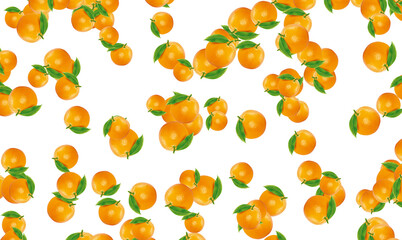 orange fruit pattern for background or textures