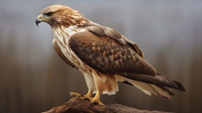 red tailed hawk HD 8K wallpaper Stock Photographic Image