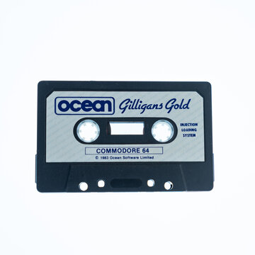 Commodore 64 computer cassette tape video game retro 