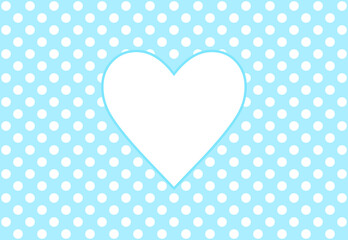 ハートのシンプルフレーム素材