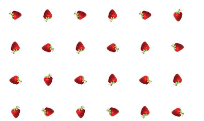 strawberry fruit pattern for background or texture