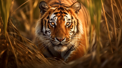 tiger in the zoo HD 8K wallpaper Stock Photographic Image