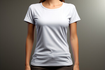 White t -shirt.generative ai