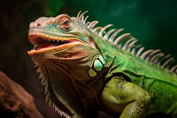 Fototapeta premium An iguana shot