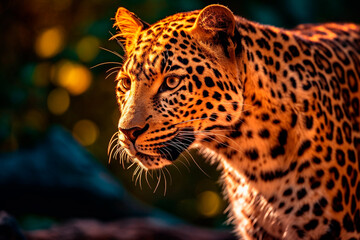 Leopard shot