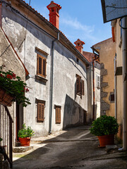 Fototapeta na wymiar Labin, Istrien, Kroatien, Altstadt/Innenstadt