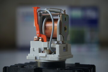 Fototapeta premium Electronic and electric parts