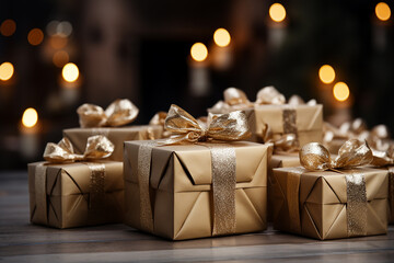 christmas gift box Ai generative