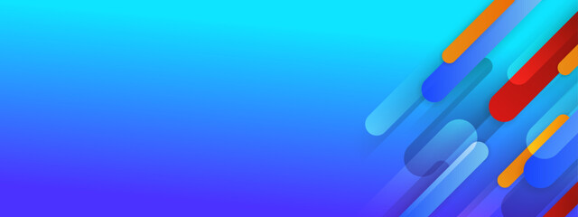 Modern Abstract Geometrical colorful Banners