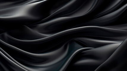 Background with natural expensive dark fabric. Generative AI
