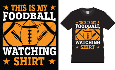 American football illustration Typography t-shirt design vector template. Fully editable premium vector graphic ready file.Ready for Print item Poster,Card,Sports football t shirt design.