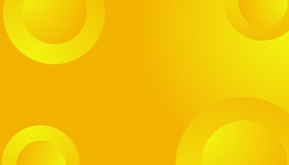 Abstract orange background with circles dynamic shapes composition illustration background square