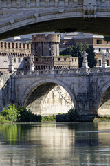 Le pont Sant'Angelo à rome