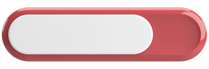 Obraz premium 3D button. Empty button. 3D illustration.