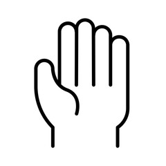 Prevention Business and Finance icon with black outline style. protection, safety, concept, protect, security, insurance, care. Vector illustration