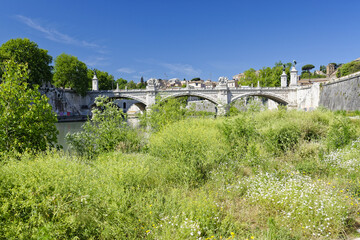Le pont Sant'Angelo à rome