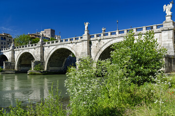 Naklejka premium Le pont Sant'Angelo à rome