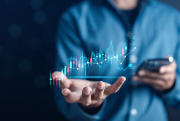 Business finance and investment concept, Capital gain world money economic growth. coin stack...