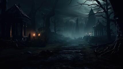 fantasy black medieval city epic mythical dark atmosphere