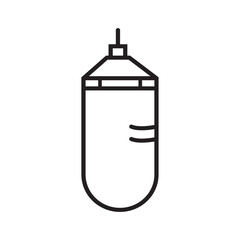 The simple and minimalist spray paint icon is suitable as a logo or theme icon