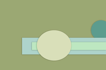 Geometric abstract background with shadow paper cut layers