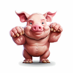 Pig Muscle Illustration