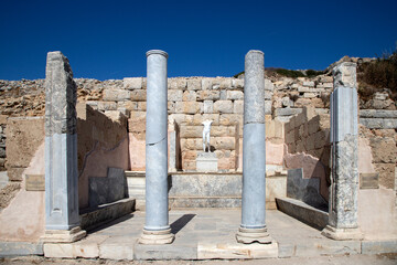 The ancient city of Knidos is in the Datca district of Muğla
