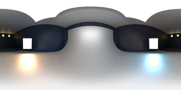 Full 360 degree hdri spherical panorama. 3D visualization 12K