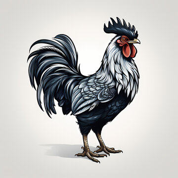 Rooster Illustration Design