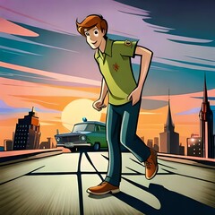 businessman in the city