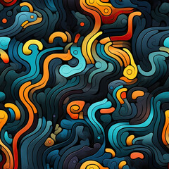Seamless Tiled Background Abstract