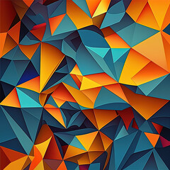 abstract triangle pattern