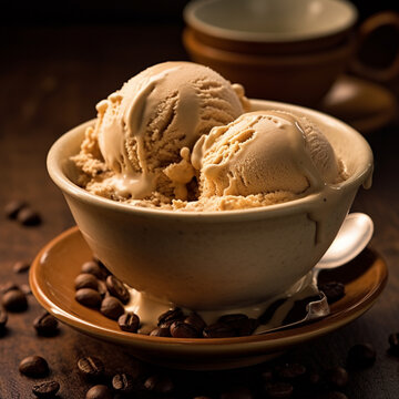 coffee flavored ice cream