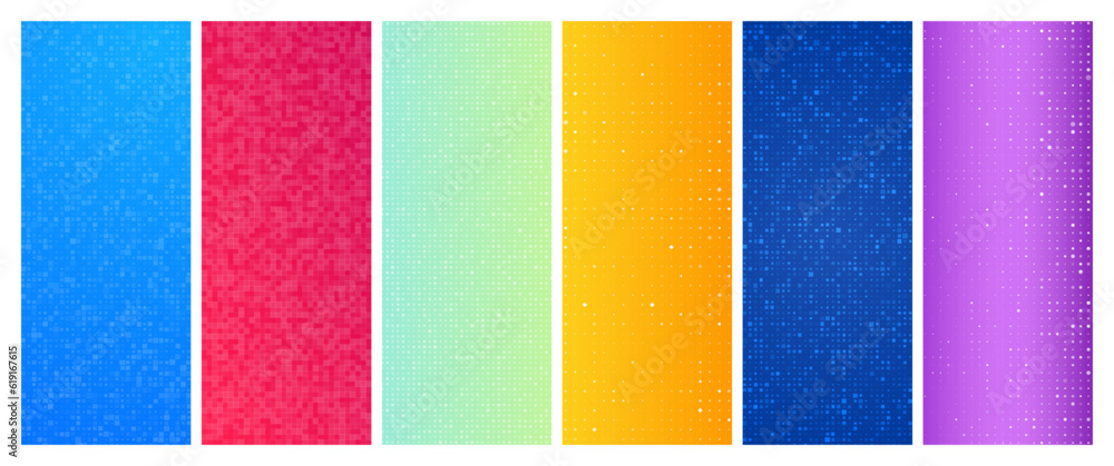 Poster abstract gradient geometric background with squares