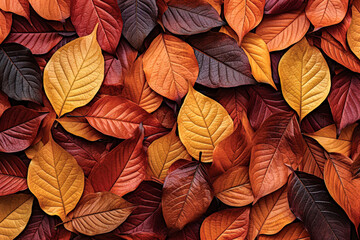 Generative AI illustration of Autumn wallpapers backgrounds, in the style of naturalistic tones