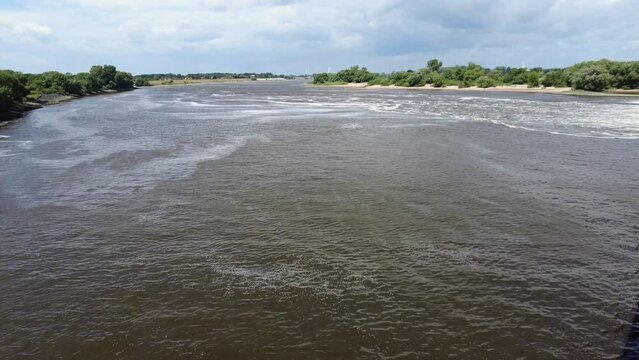 Elbe Staustufe bei Geesthacht