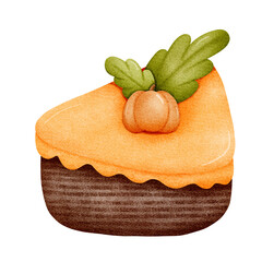 cake with pumpkin
