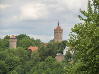 View of Rothenburg ob der Tauber, Bavaria, Germany