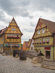 Plönlein - beautiful building in Rothenburg ob der Tauber, Germany