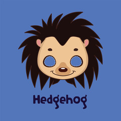Hedgehog mask for costume party, Halloween, various festivities