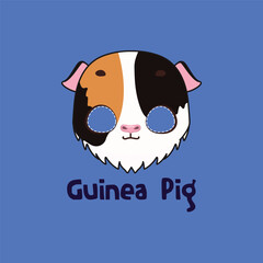 Guinea Pig mask for costume party, Halloween, various festivities