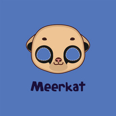 Meerkat mask for costume party, Halloween, various festivities