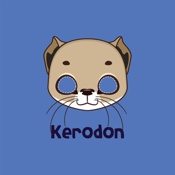 Kerodon mask for costume party, Halloween, various festivities