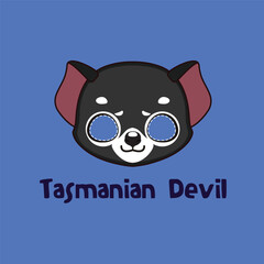 Tasmanian Devil mask for costume party, Halloween, various festivities