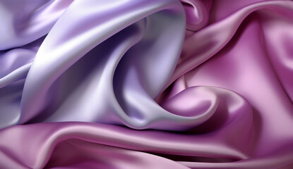 Luminous Elegance: Light Silk Wave