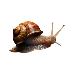 snail isolated on white background