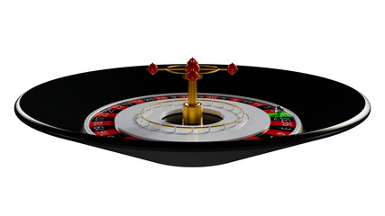 Naklejka premium circle 3D render of the casino roulette.