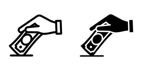 Deposit icon. sign for mobile concept and web design. vector illustration