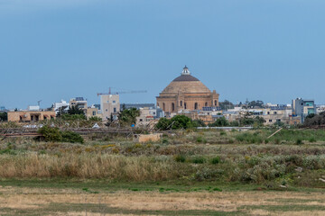 Mosta, Malta, 30 April 2023. St. Mary's Rotunda is the parish church and a minor basilica of...
